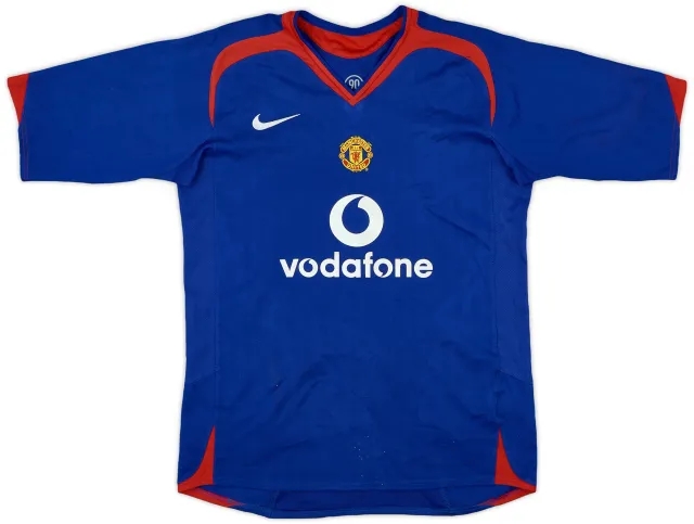 Nike 2005-06 Manchester United Away Shirt - 5/10 - (XL.Boys)
