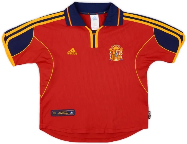 adidas 1999-02 Spain Home Shirt - 8/10 - (M.Boys)