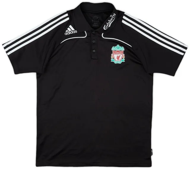 2008-09 Liverpool adidas Polo Shirt - 8/10 - (M)