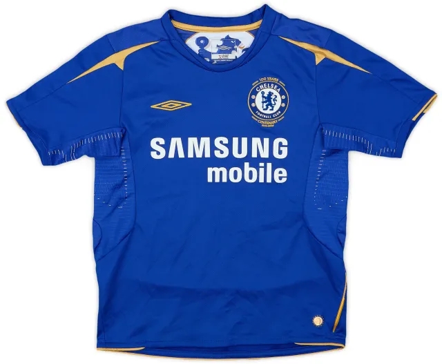 Umbro 2005-06 Chelsea Centenary Home Shirt - 8/10 - (M.Boys)