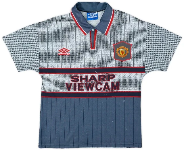Umbro 1995-96 Manchester United Away Shirt - 6/10 - (Y)