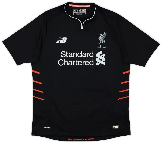 NewBalance 2016-17 Liverpool Away Shirt - 9/10 - (XL.Boys)