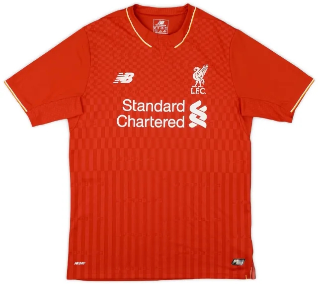 NewBalance 2015-16 Liverpool Home Shirt - 9/10 - (XL.Boys)