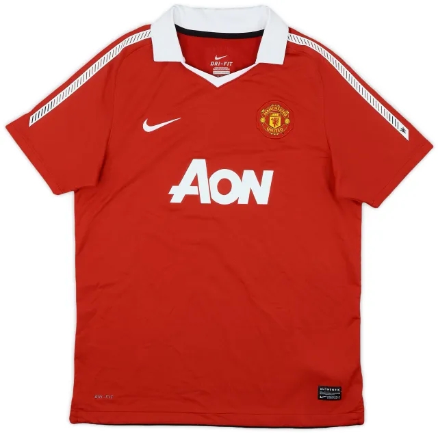 Nike 2010-11 Manchester United Home Shirt - 9/10 - (XL.Boys)