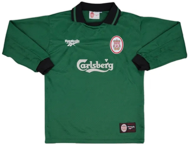 Reebok 1996-97 Liverpool GK Shirt - 7/10 - (XL.Boys)