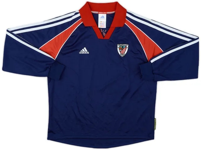 adidas 1999-01 Athletic Bilbao Away L/S Shirt - 9/10 - (L.Boys)