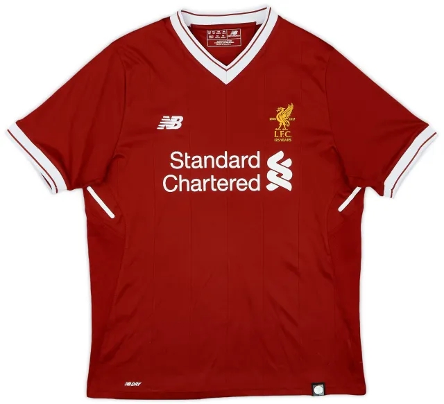 NewBalance 2017-18 Liverpool 125 Years Home Shirt - 8/10 - (XL.Boys)