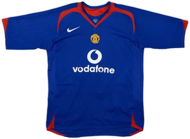 Nike 2005-06 Manchester United Away Shirt - 8/10 - (XL.Boys)