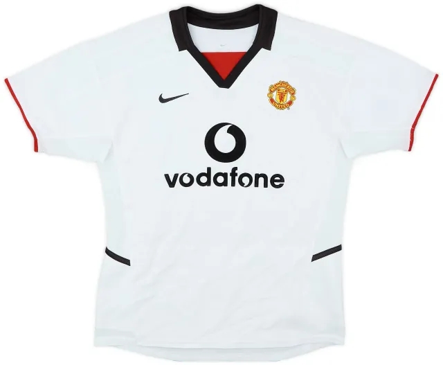 Nike 2002-03 Manchester United Away Shirt - 8/10 - (M.Boys)