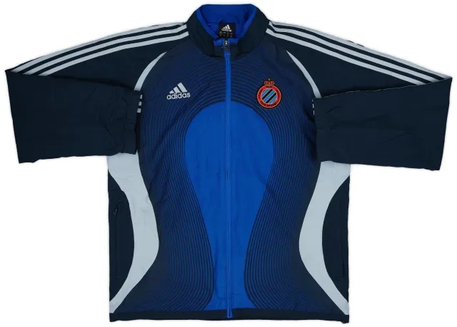 2006-07 Club Brugge adidas Track Jacket - 8/10 - (L)