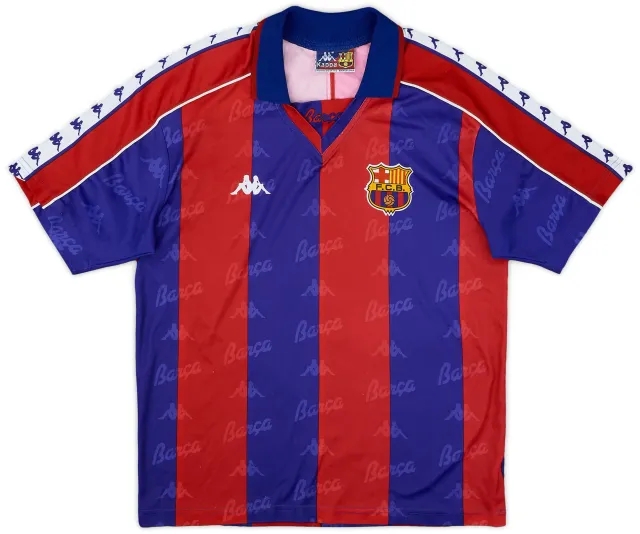 Kappa 1992-95 Barcelona Basic Home Shirt - 9/10 - (Y)