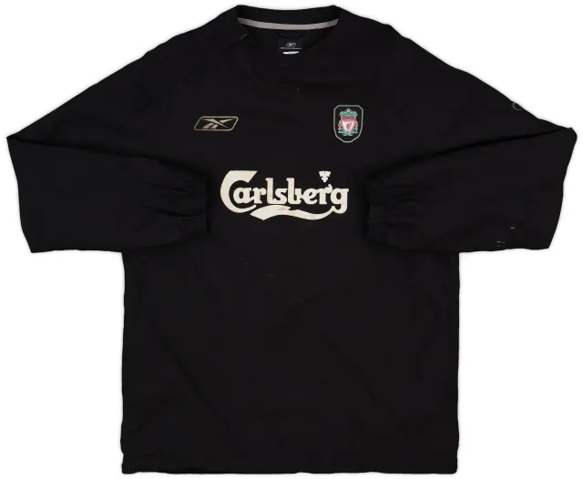 2004-06 Liverpool Reebok 1/4 Zip Drill Top - 3/10 - (S)