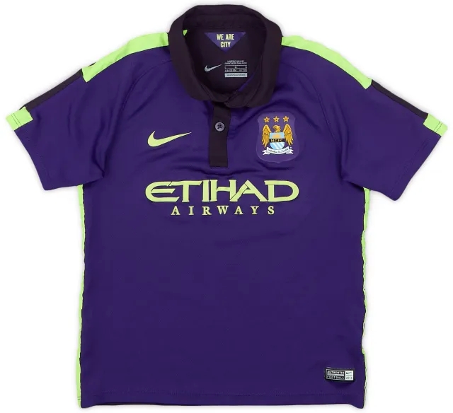 Nike 2014-15 Manchester City Third Shirt - 9/10 - (6-7 Years)