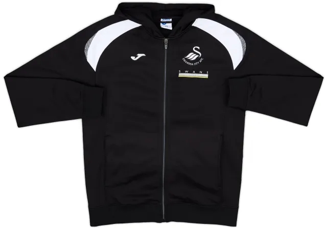 2018-19 Swansea Joma Hooded Track Top - 8/10 - (L)
