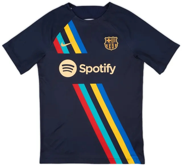 2022-23 Barcelona Nike Pre-Match Training Shirt - 8/10 - (S)