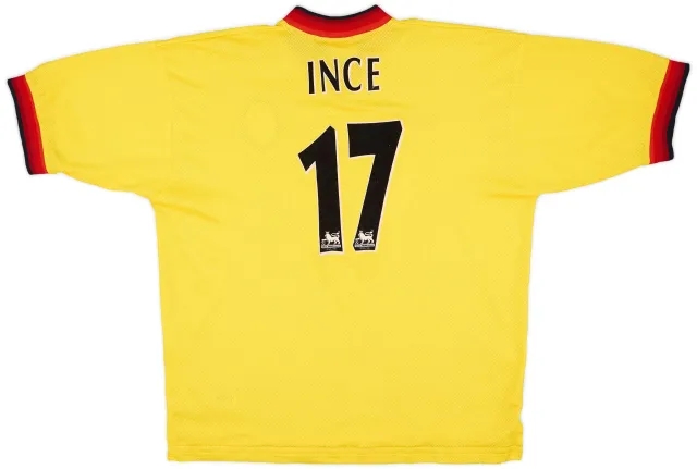 Reebok 1997-99 Liverpool Away Shirt Ince #17 - 8/10 - (XL)