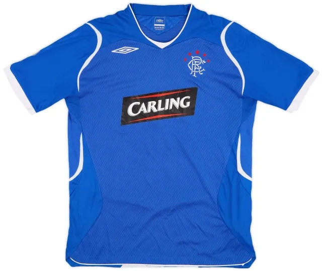 Umbro 2008-09 Rangers Home Shirt - 8/10 - (L)