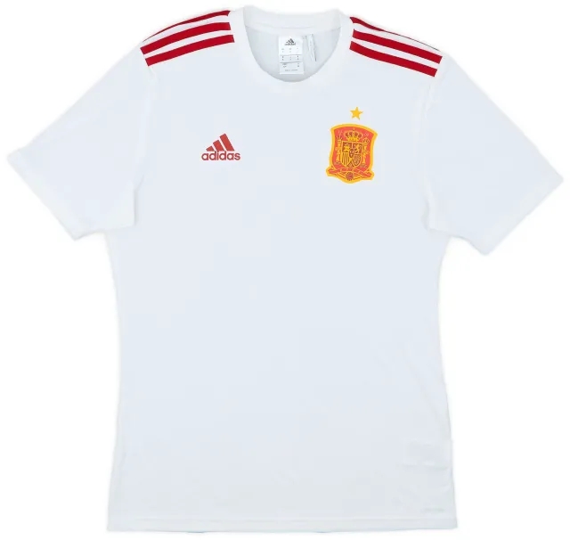 2015-16 Spain adidas Cotton Shirt - 9/10 - (S)