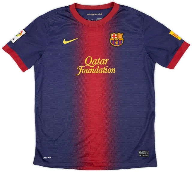 Nike 2012-13 Barcelona Home Shirt - 8/10 - (XL.Boys)