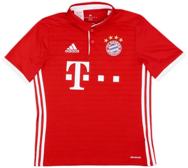 adidas 2016-17 Bayern Munich Home Shirt - 9/10 - (L.Boys)