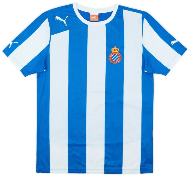 Puma 2014-15 Espanyol Home Shirt - 9/10 - (M)