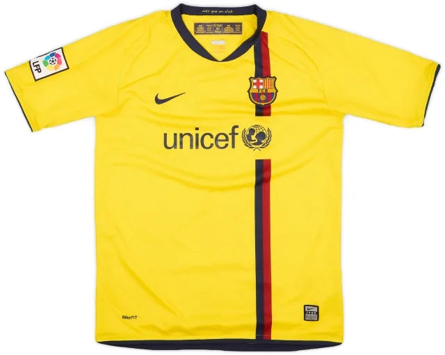 Nike 2008-10 Barcelona Away Shirt - 8/10 - (XL.Boys)