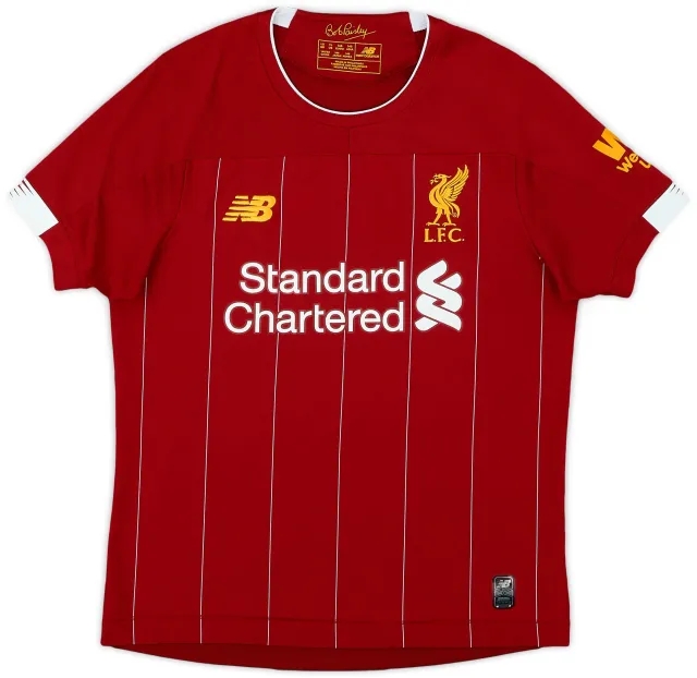 NewBalance 2019-20 Liverpool Home Shirt - 10/10 - (L.Boys)