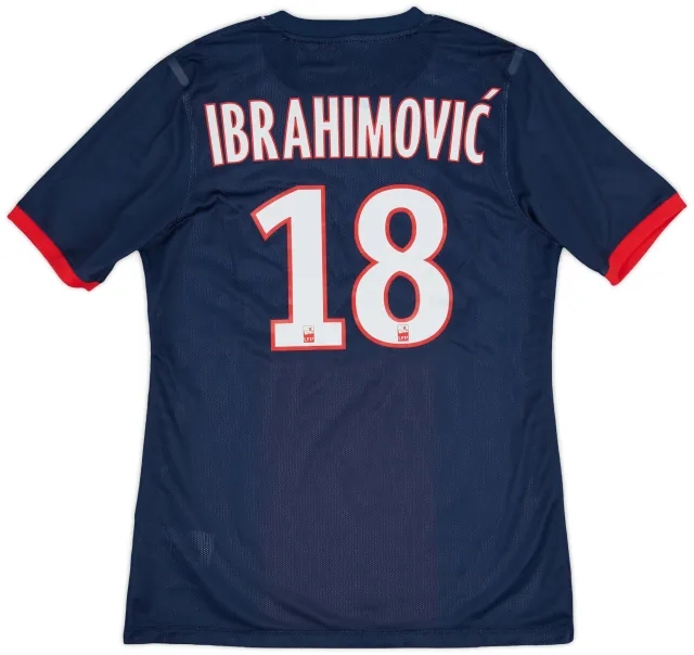 Nike 2013-14 Paris Saint-Germain Player Issue Home Shirt Ibrahimovic #10 - 5/10 - (L)