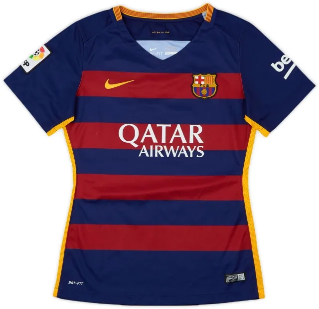 Nike 2015-16 Barcelona Home Shirt - 9/10 - (Women's S)