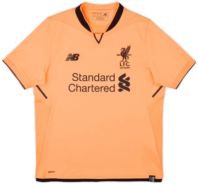 NewBalance 2017-18 Liverpool 125 Years Third Shirt - 9/10 - (XL.Boys)