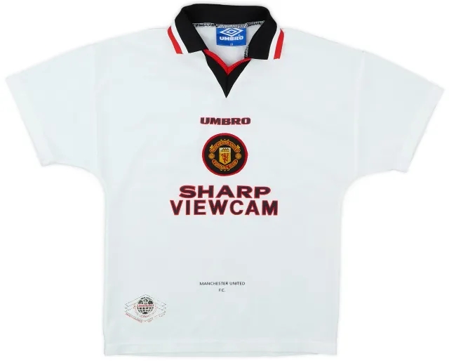 Umbro 1996-97 Manchester United Away Shirt - 8/10 - (L.Boys)