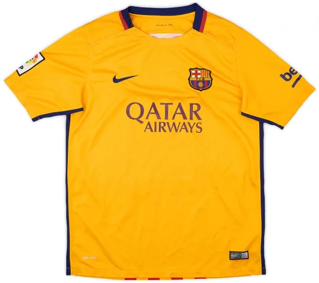 Nike 2015-16 Barcelona Away Shirt - 8/10 - (XL.Boys)
