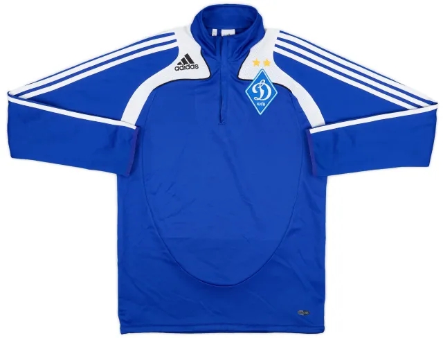 2007-08 Dynamo Kyiv adidas 1/4 Zip Training Top - 8/10 - (M)