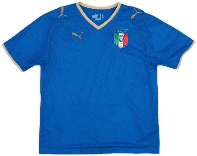 Puma 2007-08 Italy Home Shirt - 5/10 - (M.Boys)
