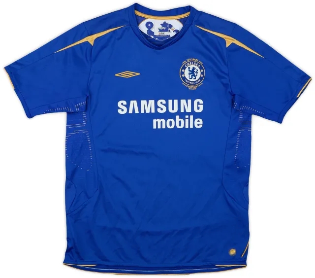 Umbro 2005-06 Chelsea Centenary Home Shirt - 8/10 - (XL.Boys)