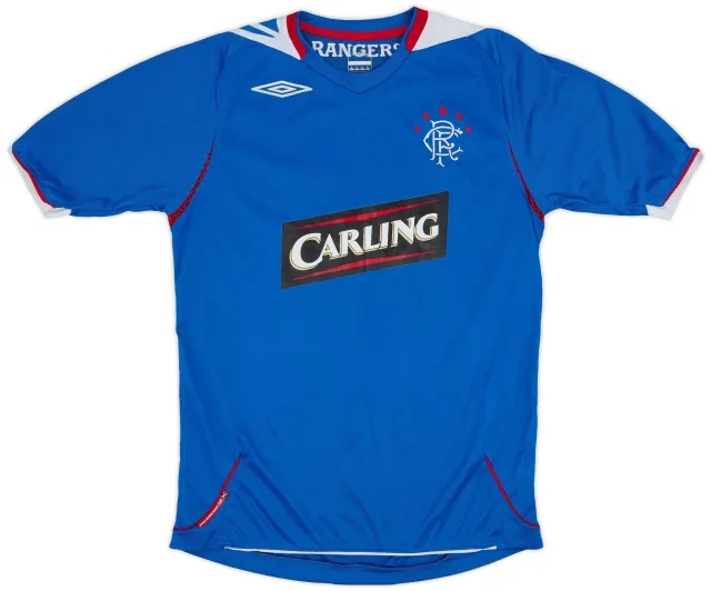Umbro 2006-07 Rangers Home Shirt - 6/10 - (S)
