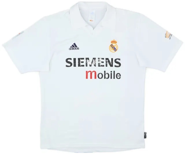 adidas 2002 Real Madrid Home Shirt - 4/10 - (M)