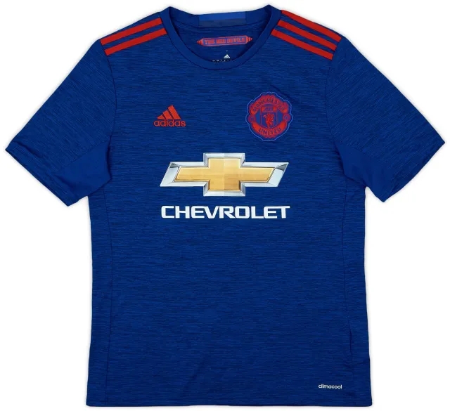 adidas 2016-17 Manchester United Away Shirt - 10/10 - (XL.Boys)
