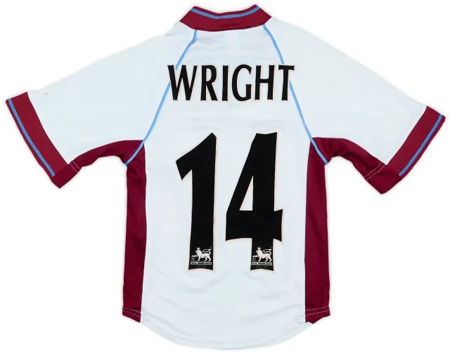 1998-99 West Ham Away Shirt Wright #14 - 6/10 - (S.Boys)