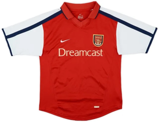 Nike 2000-02 Arsenal Home Shirt - 6/10 - (L.Boys)