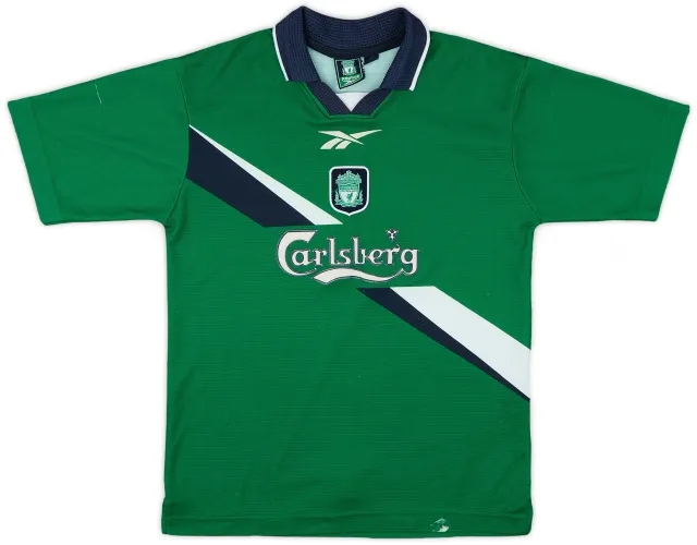 Reebok 1999-00 Liverpool Away Shirt - 5/10 - (M.Boys)