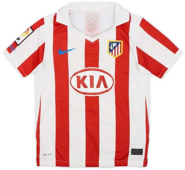 Nike 2010-11 Atletico Madrid Home Shirt - 8/10 - (S.Boys)