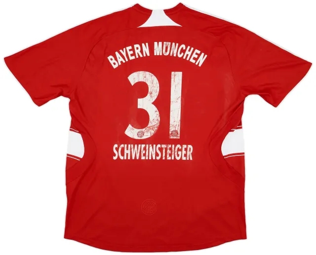 adidas 2007-08 Bayern Munich Home Shirt Schweinsteiger #31 - 5/10 - (XL)