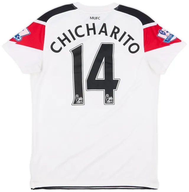 Nike 2010-12 Manchester United Away Shirt Chicharito #14 - 6/10 - (M.Boys)