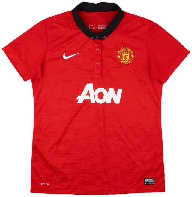 Nike 2013-14 Manchester United Home Shirt - 9/10 - (Women's M)