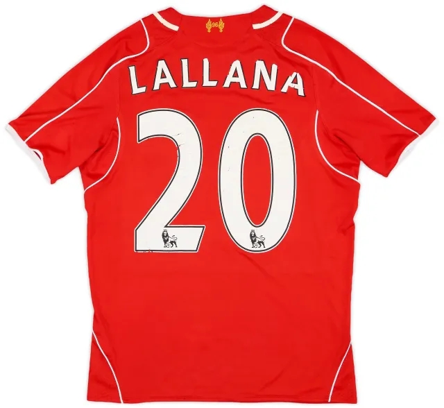 2013-14 Liverpool Home Shirt Lallana #20 - 4/10 - (S)