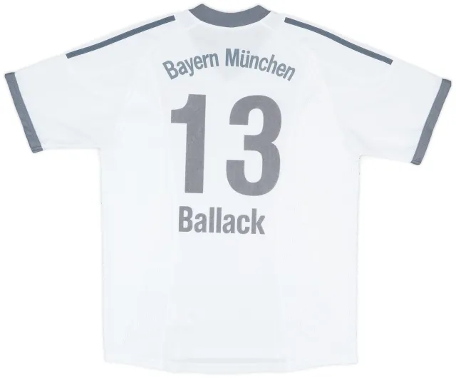adidas 2002-03 Bayern Munich Away Shirt Ballack #13 - 9/10 - (XL.Boys)