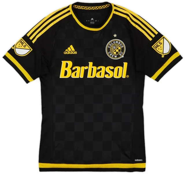 adidas 2016 Columbus Crew Authentic Home Shirt - 8/10 - (S)