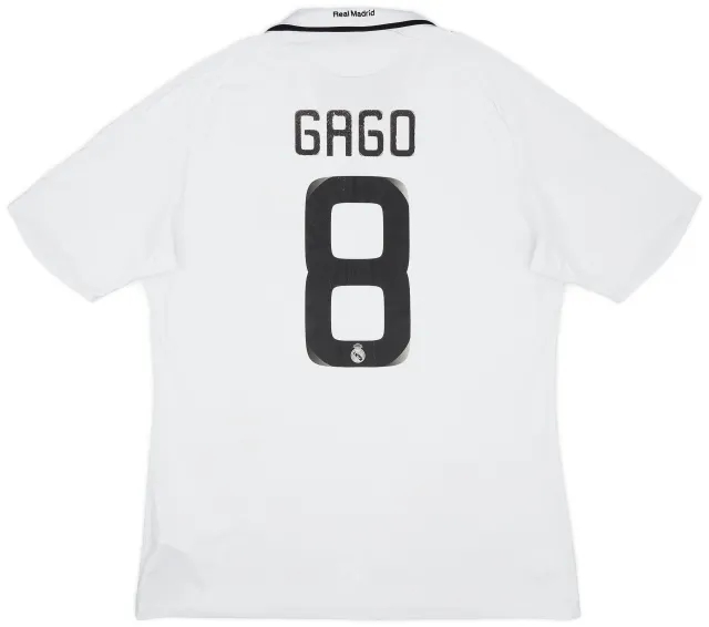 adidas 2008-09 Real Madrid Home Shirt Gago #5 - 5/10 - (L)