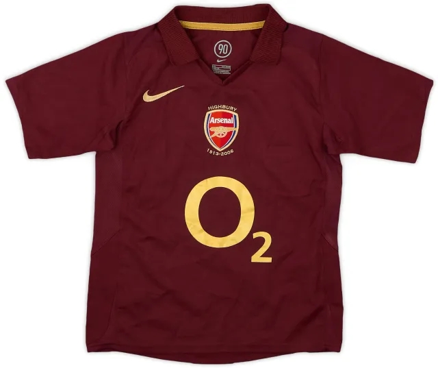 Nike 2005-06 Arsenal Home Shirt - 9/10 - (6-7 Years)